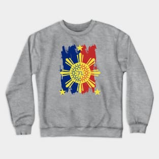 Philippine Flag / 3 Stars & Sun / Baybayin - GA Crewneck Sweatshirt